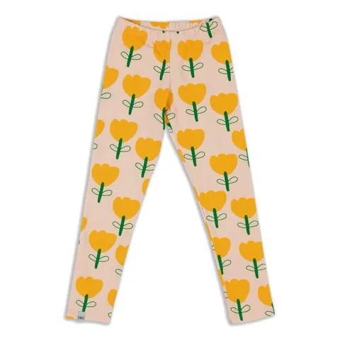 Legginsy LEGGINGS YELLOW FLOWER