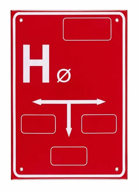 Tabliczka oznaczeniowa H (hydrant)