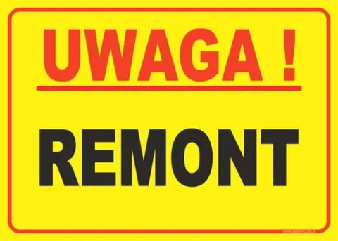 Tablica ostrzegawcza REMONT BTO-32