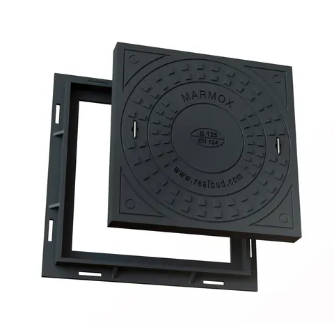 Właz kwadratowy BK 800x800 H55 polimerobeton MARMOX