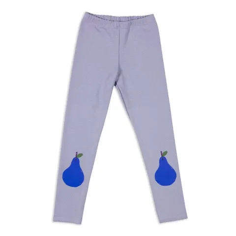 Legginsy prążek RIBBED LEGGINGS LILAC PEAR