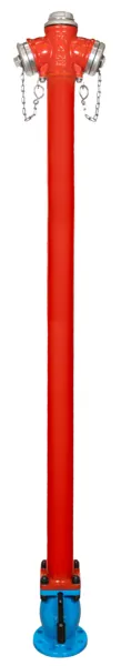 Hydrant nadziemny DN 80 HAWLE UNO KR221, RD 1,25 m sztywny