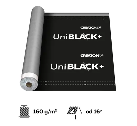 Membrana dachowa Creaton UniBLACK 160 75m2/rol