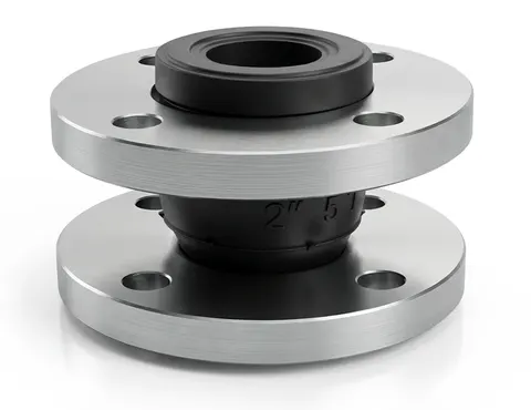 Kompensator gumowy DN 50 kołnierzowy L=10,5 cm