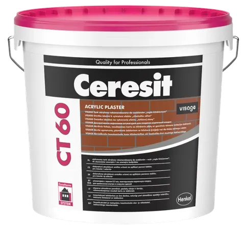 Ceresit CT 60 VISAGE grupa A, 25 kg, tynk akrylowy
