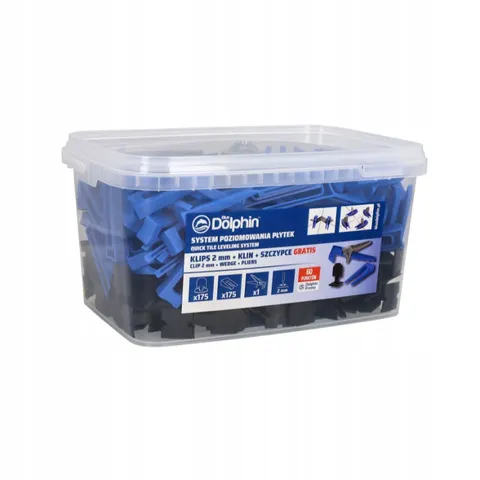 System poziomowania płytek SSP - MIX czarny 2 mm