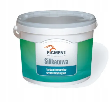 Farba silikatowa mineralna PIGMENT 5L biała