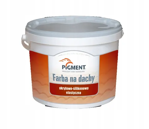 Farba PIGMENT na dachy silikon-akryl 5L grafitowa