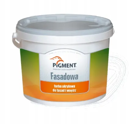Farba akryl fasadowa elewacja Pigment 10L żółty