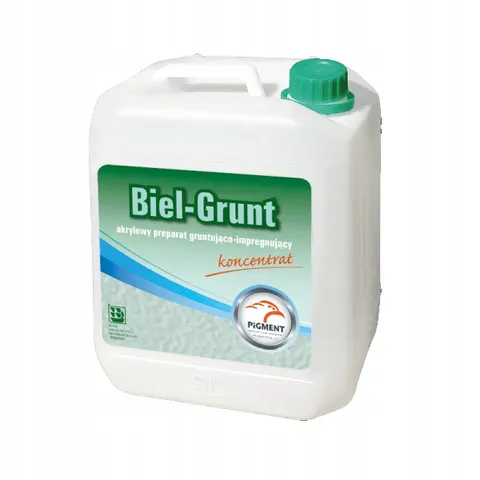 Grunt PIGMENT BIEL - GRUNT akrylowy 1 L