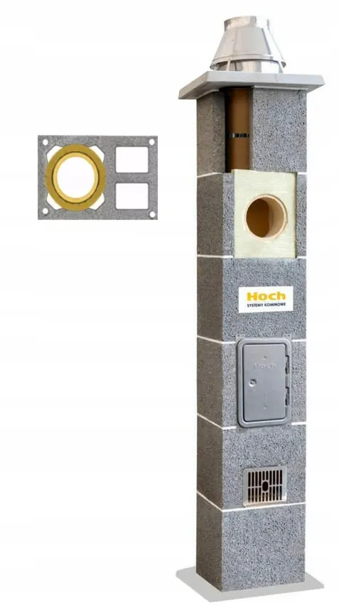 Komin systemowy HOCH Uniwersal S2W 160+2W 9m