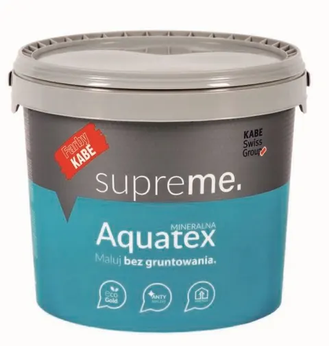 Farba Mineralna KABE AQUATEX- 3 Litry.