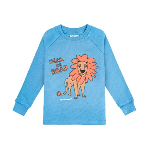 Longsleeve prążek LEW NIEBIESKI - LION BLUE / RIB LONGSLEEVE