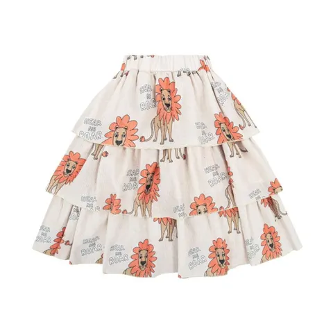 Długa spódnica fale LEW JASNY - LION LIGHT / LONG WAVED SKIRT