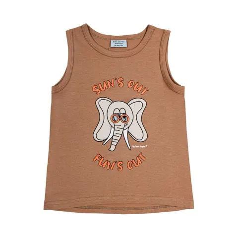 Tank Top SŁONIK BEŻ - ELEPHANT BEIGE / TANK TOP