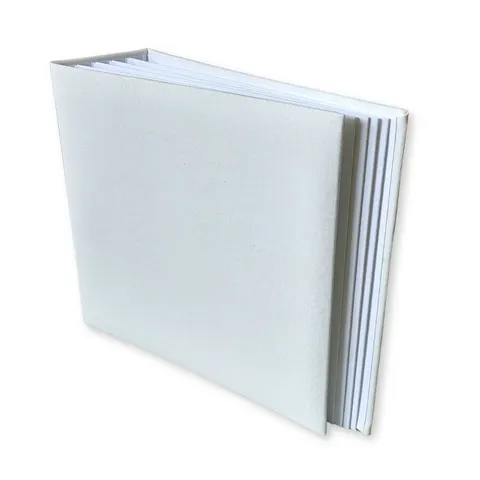Album Bazyliszek Biały 4 karty Eco Scrapbooking 16,2x16,5 cm