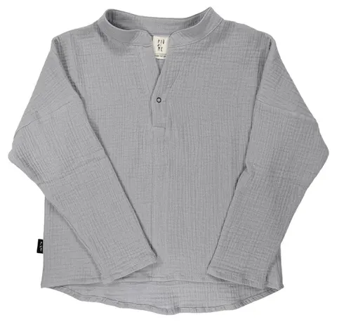 Bluzka 081-24 MUSLIN LONGSLEEVE / GRAY - GOTS