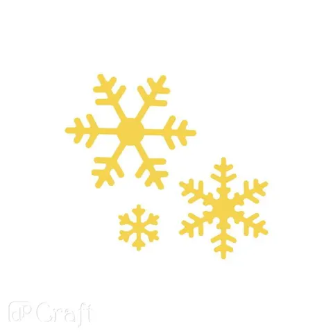 Dziurkacz ozdobny dpCraft Śnieżynki 7,6 cm do papieru