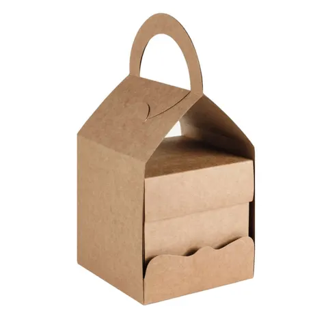 Torebka na pudełko exploding box Kraft Rzeczy z Papieru
