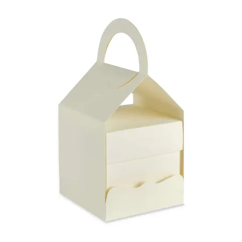 Torebka na pudełko exploding box Kremowa Rzeczy z Papieru