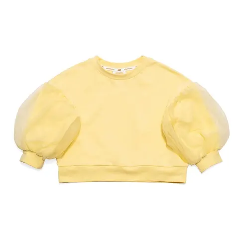 Bluza PUF z tiulowymi rękawami BANAN