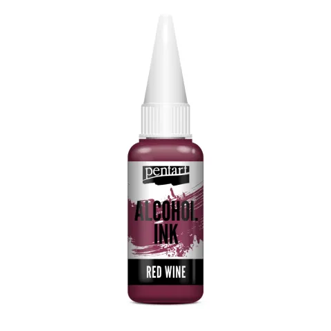 Tusz alkoholowy Media Ink Pentart Red Wine czerwone wino 20 ml