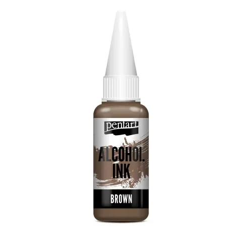 Tusz alkoholowy Media Ink Pentart Brown brązowy 20 ml
