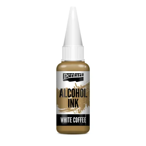 Tusz alkoholowy Media Ink Pentart White Coffee kawa z mlekiem 20 ml
