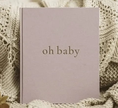 Pamiętnik dziecka - oh baby Powder Pink | Mommy Planner