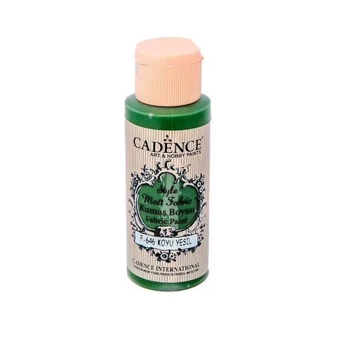 Farba matowa do tkanin Ciemna Pistacja 59ml