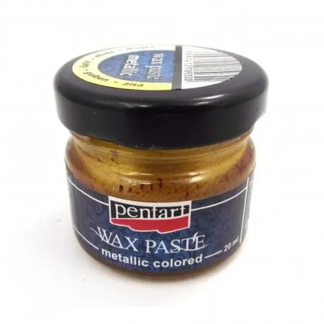Pasta woskowa metaliczna Złota 20 ml