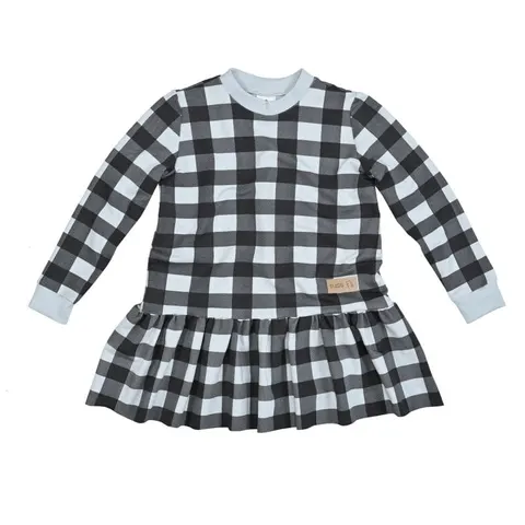 Sukienka FRILLY grid