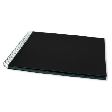 Album z Prostymi Rogami Czarny 20x25 cm Eco Scrapbooking