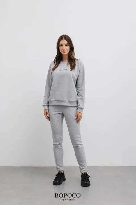 Spodnie Basic SZARE (bez gumki na dole) -50%
