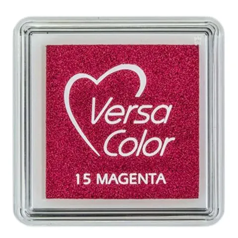 Tusz VersaColor pigmentowy Tsukineko Magenta – poduszka do stempli mała