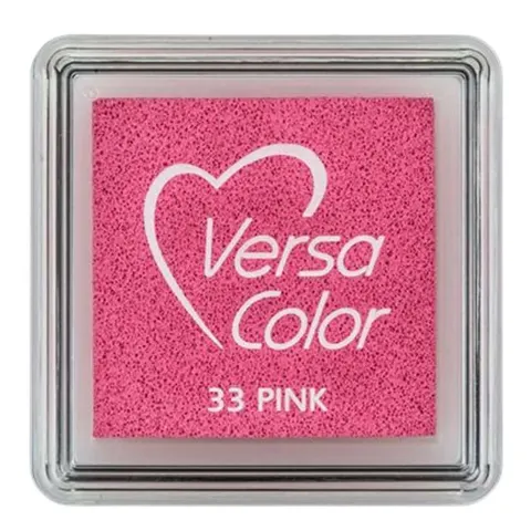 Tusz VersaColor pigmentowy Tsukineko Pink – Różowy poduszka do stempli mała