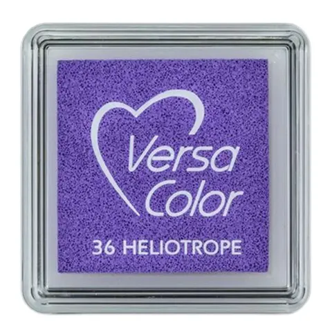 Tusz VersaColor pigmentowy Tsukineko Heliotrope – Różowofioletowy poduszka do stempli mała