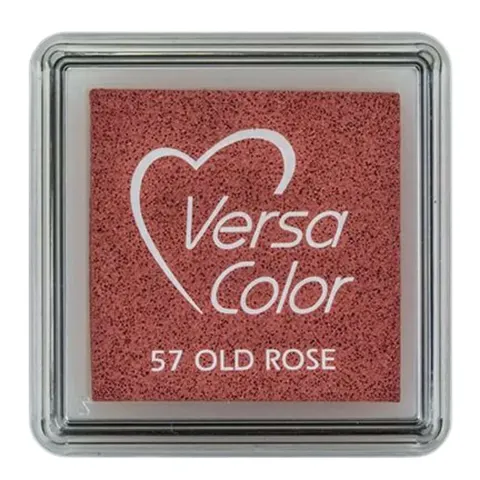 Tusz VersaColor pigmentowy Tsukineko Old Rose – Stara Róża poduszka do stempli mała