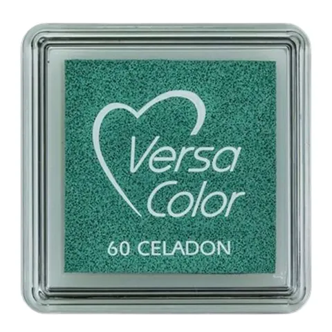 Tusz VersaColor pigmentowy Tsukineko Celadon – Seledynowy poduszka do stempli mała