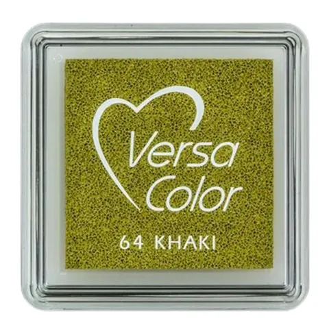 Tusz VersaColor pigmentowy Tsukineko Khaki – poduszka do stempli mała