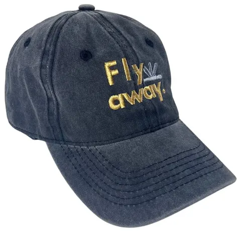 Czapka z daszkiem 0105-24 SNAP CAP "FLY AWAY" / BLACK