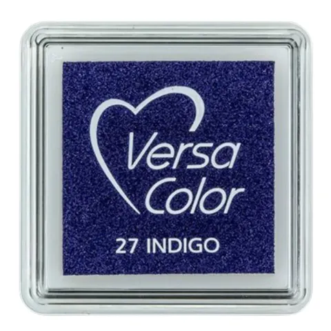 Tusz VersaColor pigmentowy Tsukineko Indigo – Indygo poduszka do stempli mała