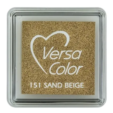 Tusz VersaColor pigmentowy Tsukineko Sand Beige – Piaskowy Beżowy poduszka do stempli mała