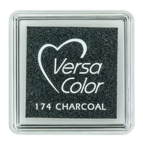 Tusz VersaColor pigmentowy Tsukineko Charcoal – Szary poduszka do stempli mała