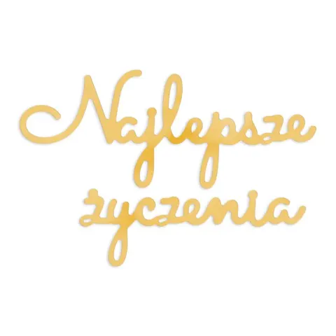Wykrojnik napis Najlepsze Życzenia dpCraft