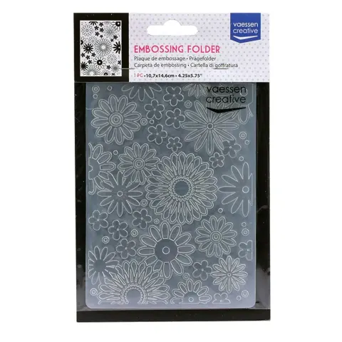 Folder do embossingu Stokrotki Tło - 10,7x14,6 cm Vaessen Creative