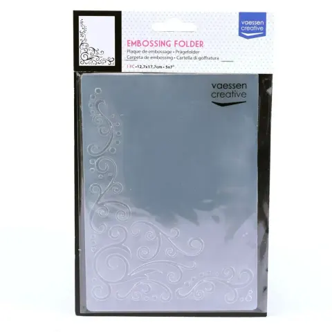 Folder do embossingu Narożnik Ornament - 12,7x17,7 cm Vaessen Creative