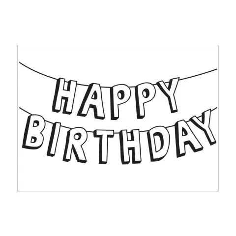 Baner Happy Birthday Folder do embossingu