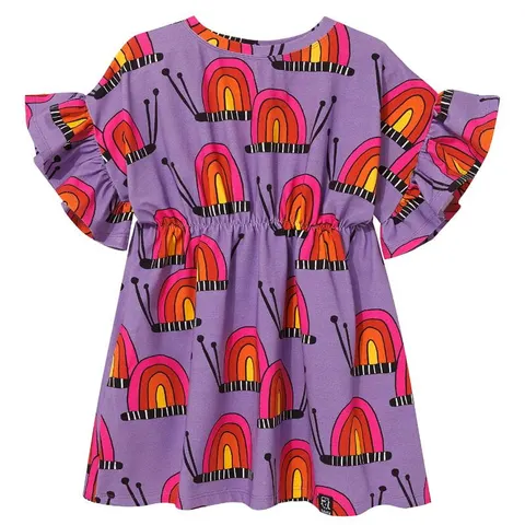 Sukienka ROMANTIC DRESS purple snails