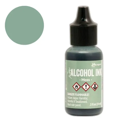 Tusz alkoholowy Tim Holtz Alcohol Ink Moss 14 ml TAL70221